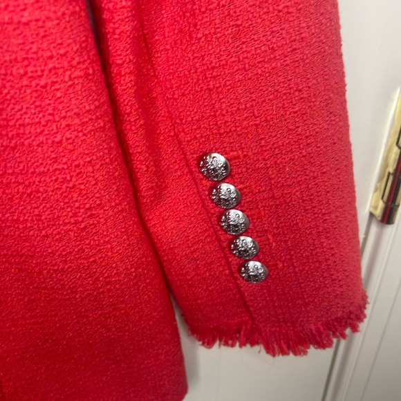 Veronica Beard Nayeli Dickey Jacket Blazer in Watermelon Sz 10 NEW - Picture 6 of 8